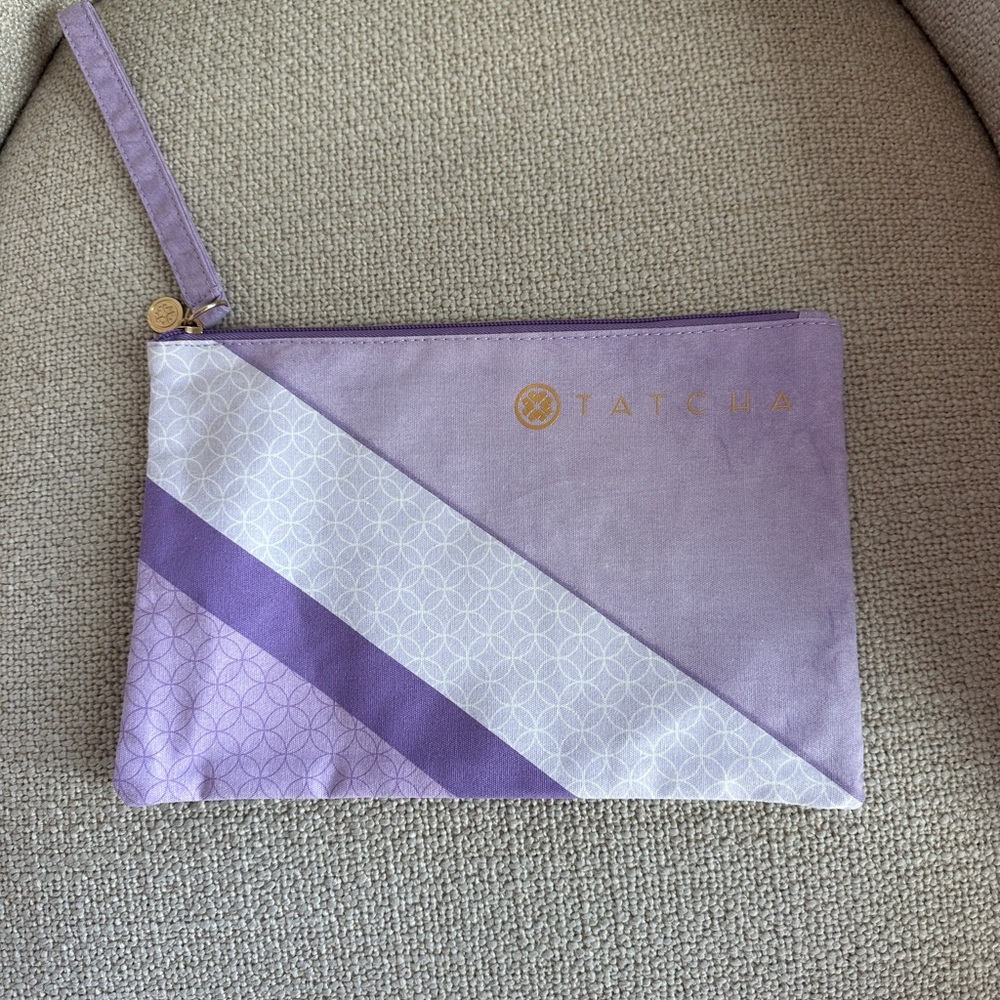 Tatcha cosmetic travel bag